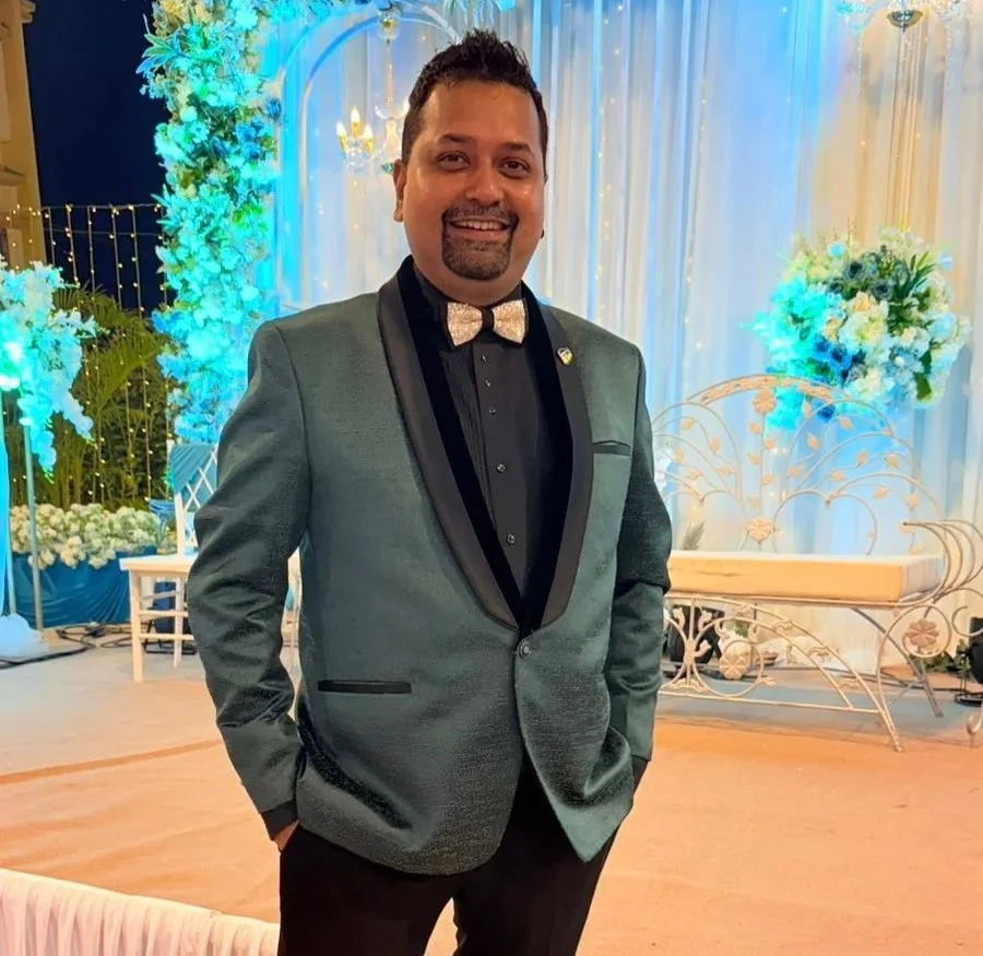 Emcee Stanley Fernandes